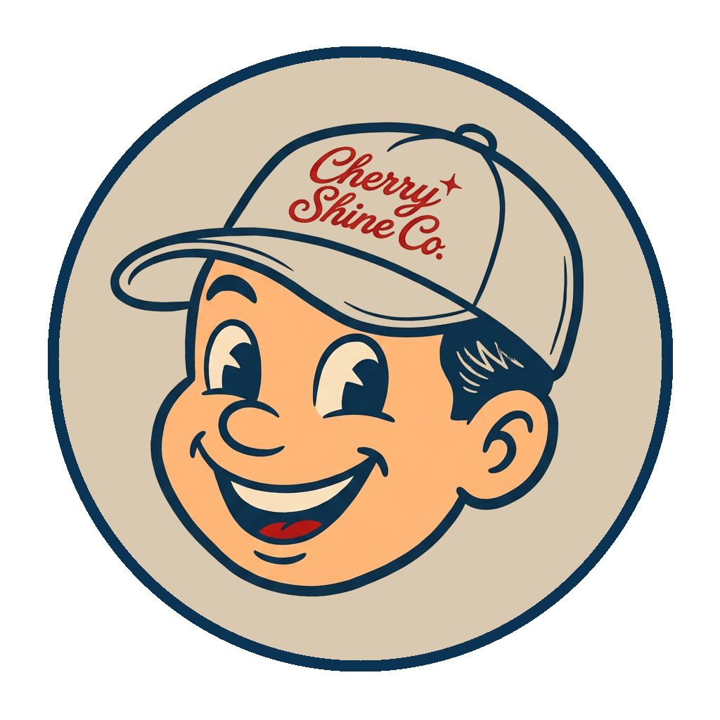 Cherry Shine Co. mascot